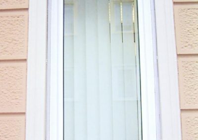 Fassadenanstrich Fenster: herausgearbeitete Details